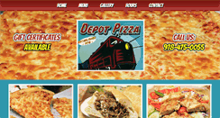 Desktop Screenshot of depothouseofpizza.com