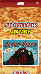 Mobile Screenshot of depothouseofpizza.com